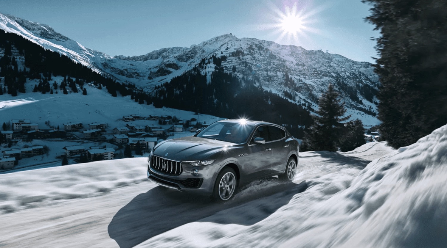 Maserati Levante × Bode Miller — production still by No Fat Creative